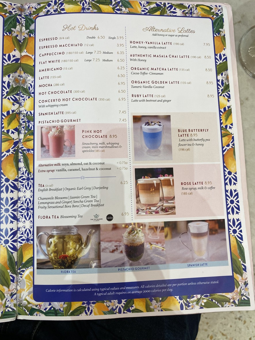 Caffè Concerto Paris menu 4