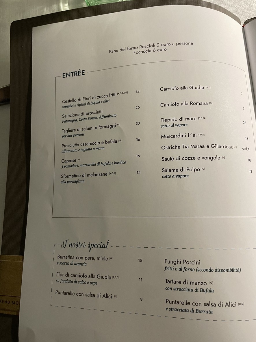 Il Ciociaro menu 1