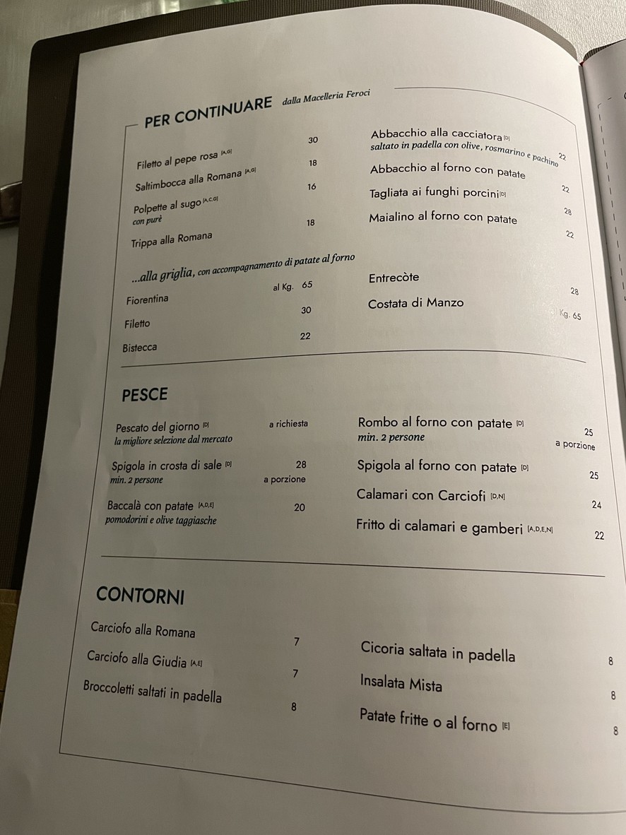 Il Ciociaro menu 3