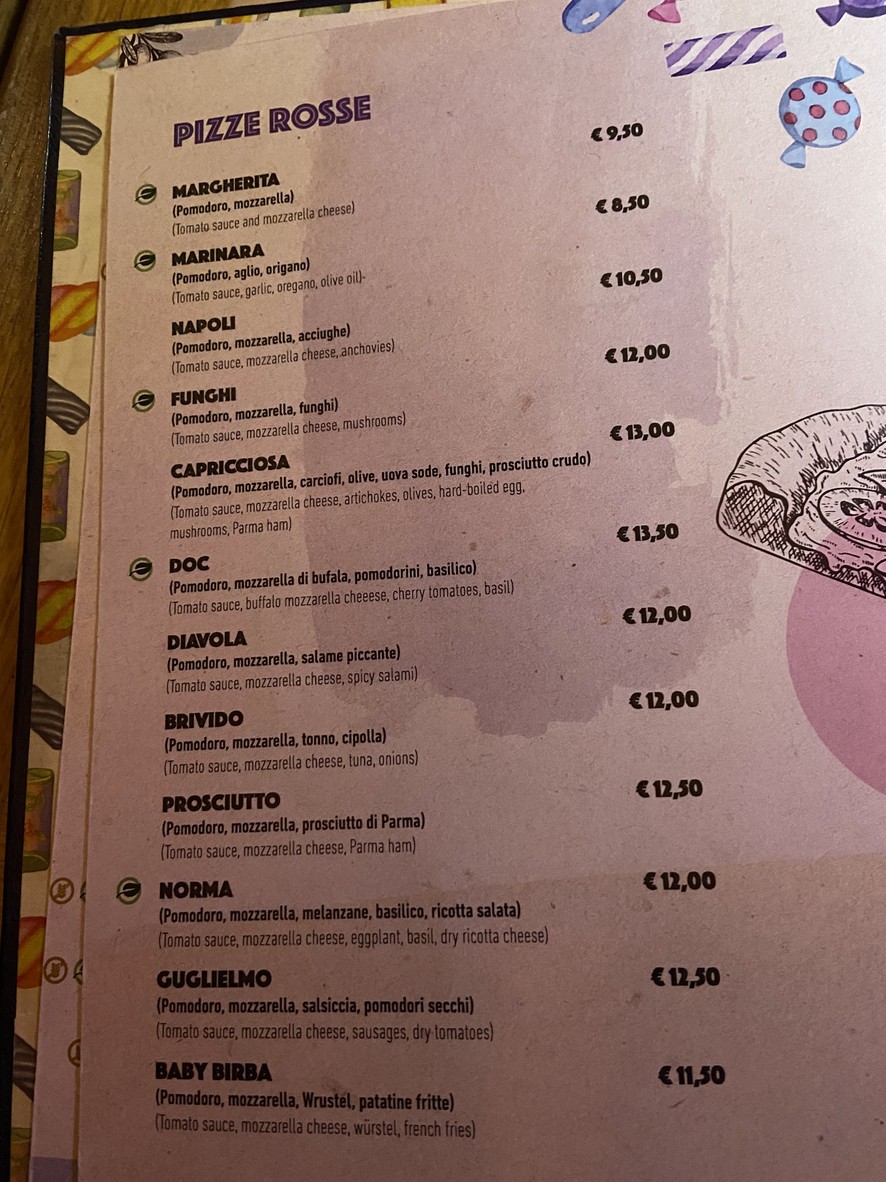 Caramella menu 4