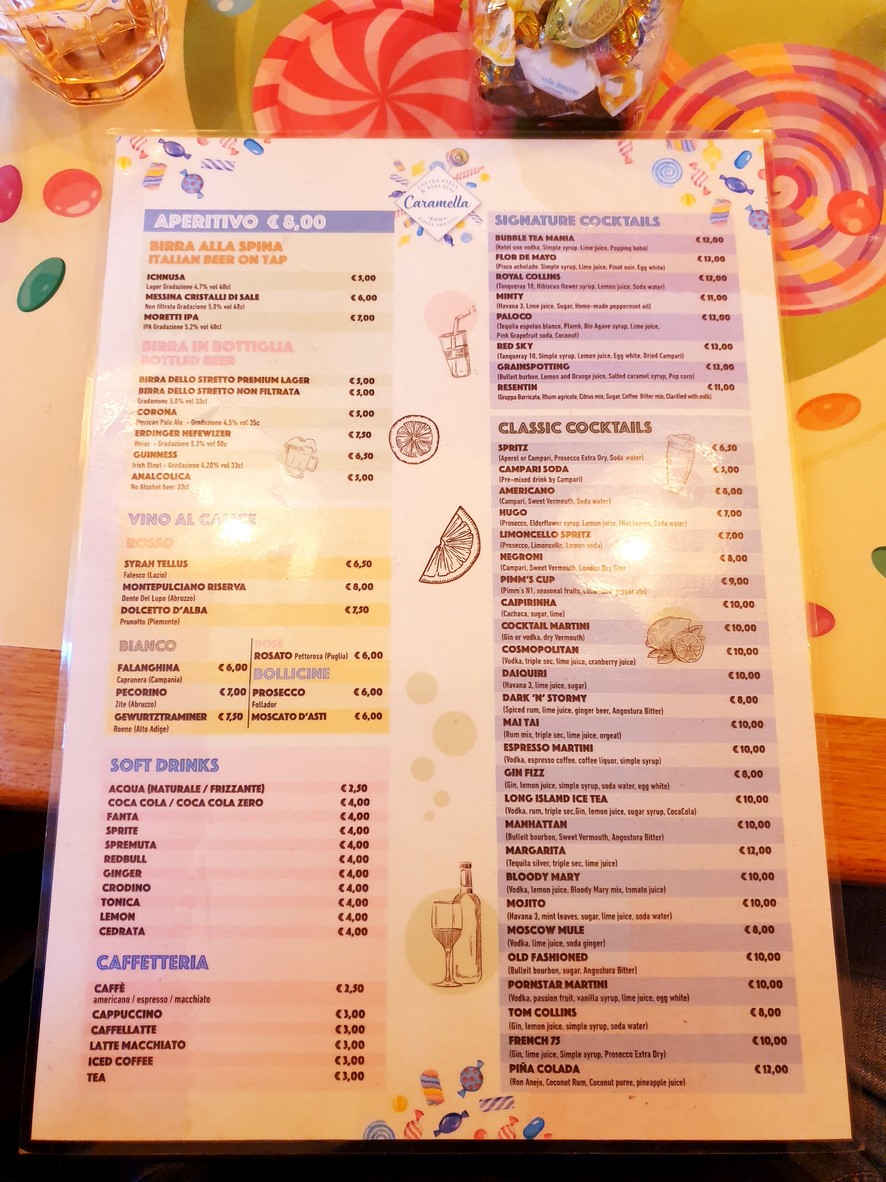 Caramella menu 5