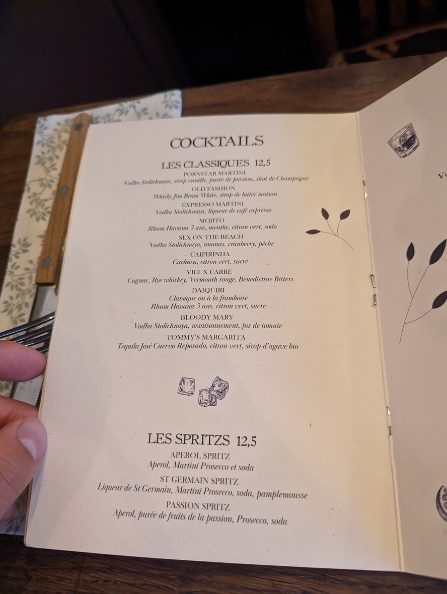 Le Malabar menu 2