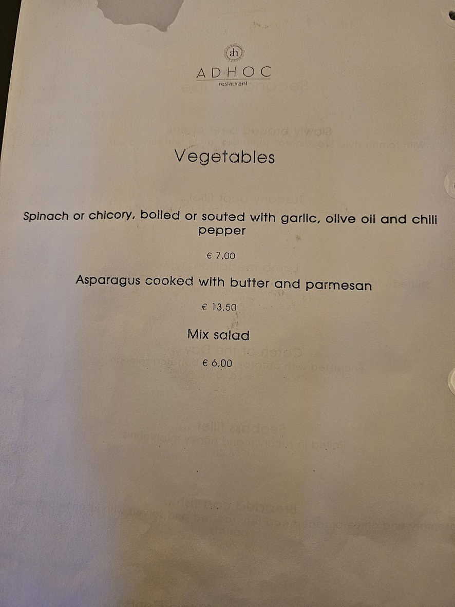 Ristorante Ad Hoc menu 4