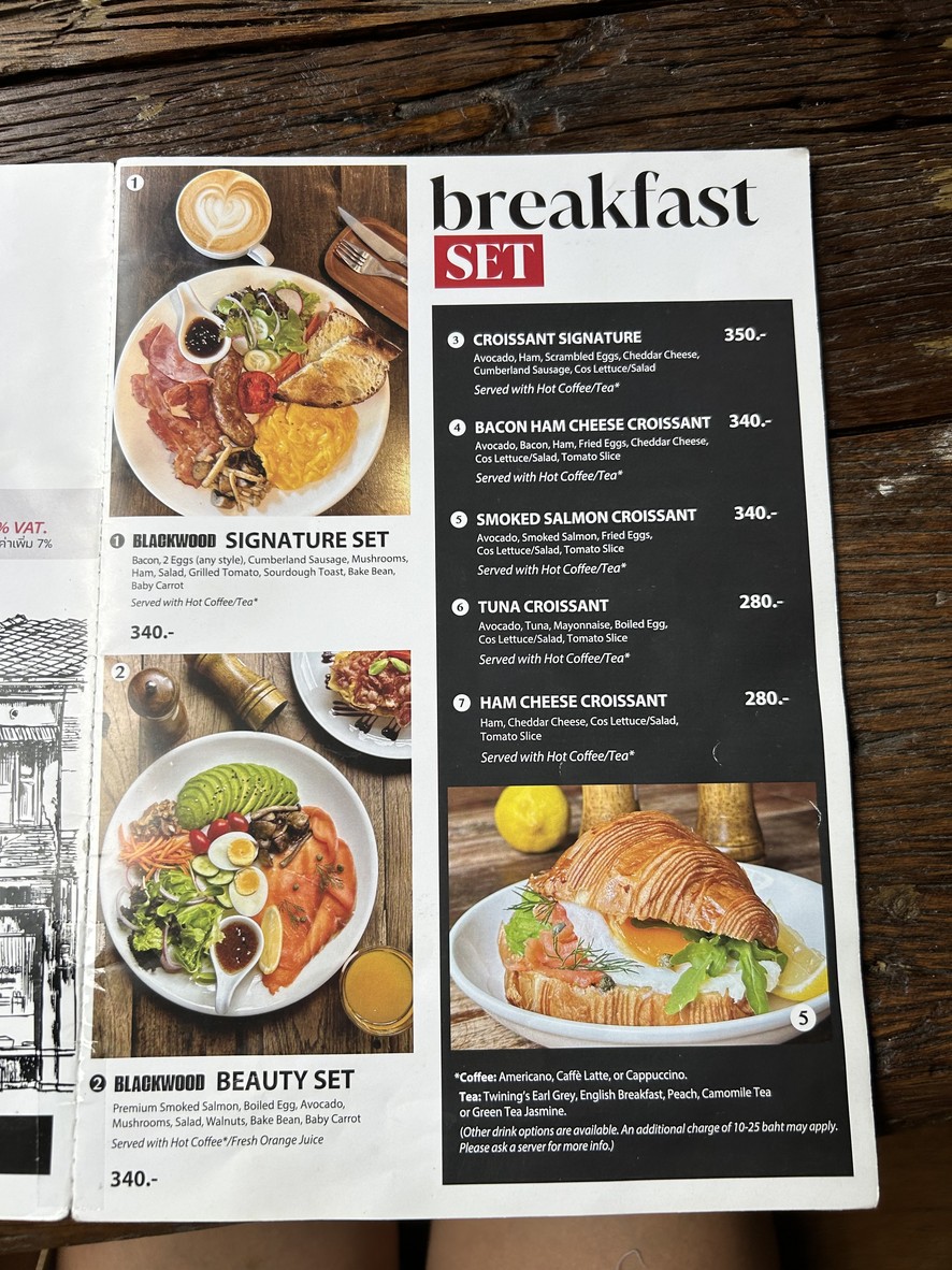 Blackwood Cafe & Studio menu 1