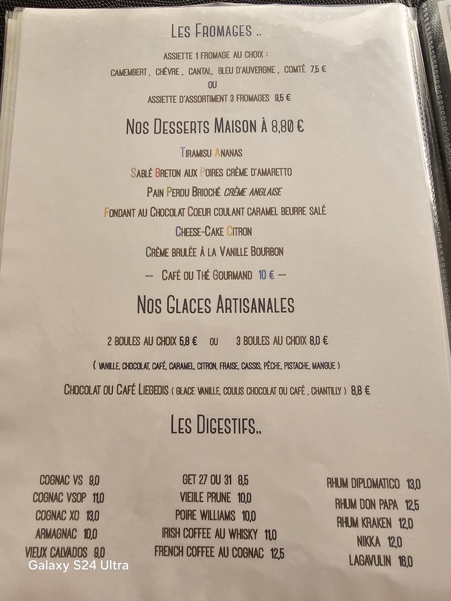 Pour Vivre Heureux Vivons Cachés menu 3