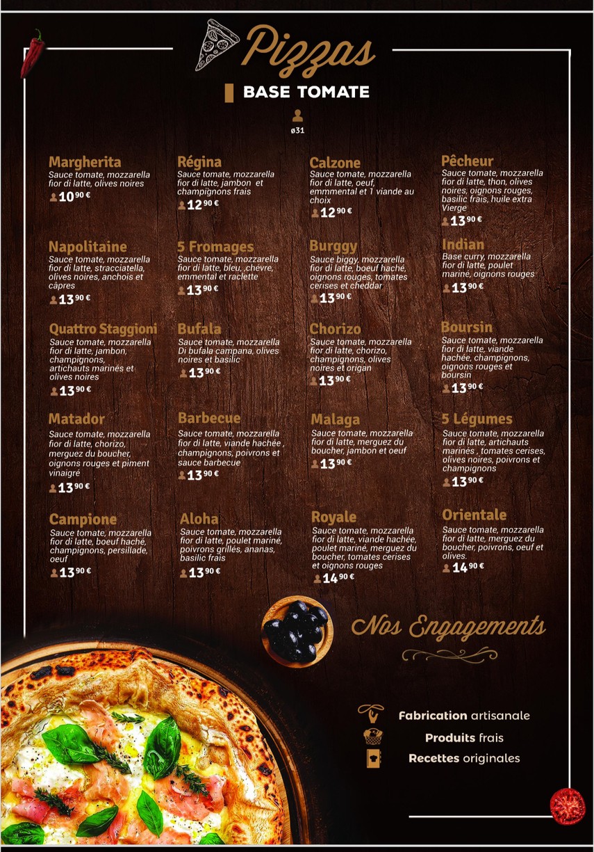 Woodiz Saint-Cloud menu 1