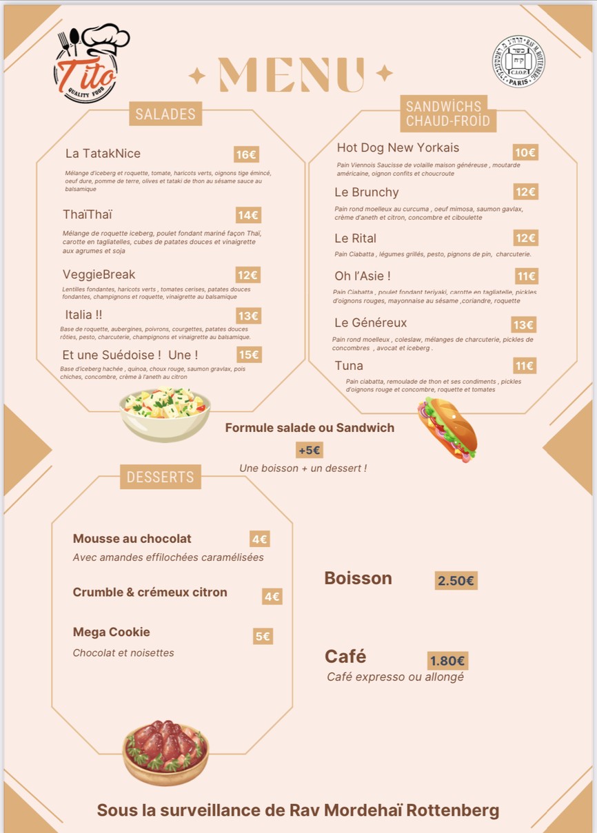 Tito menu 1