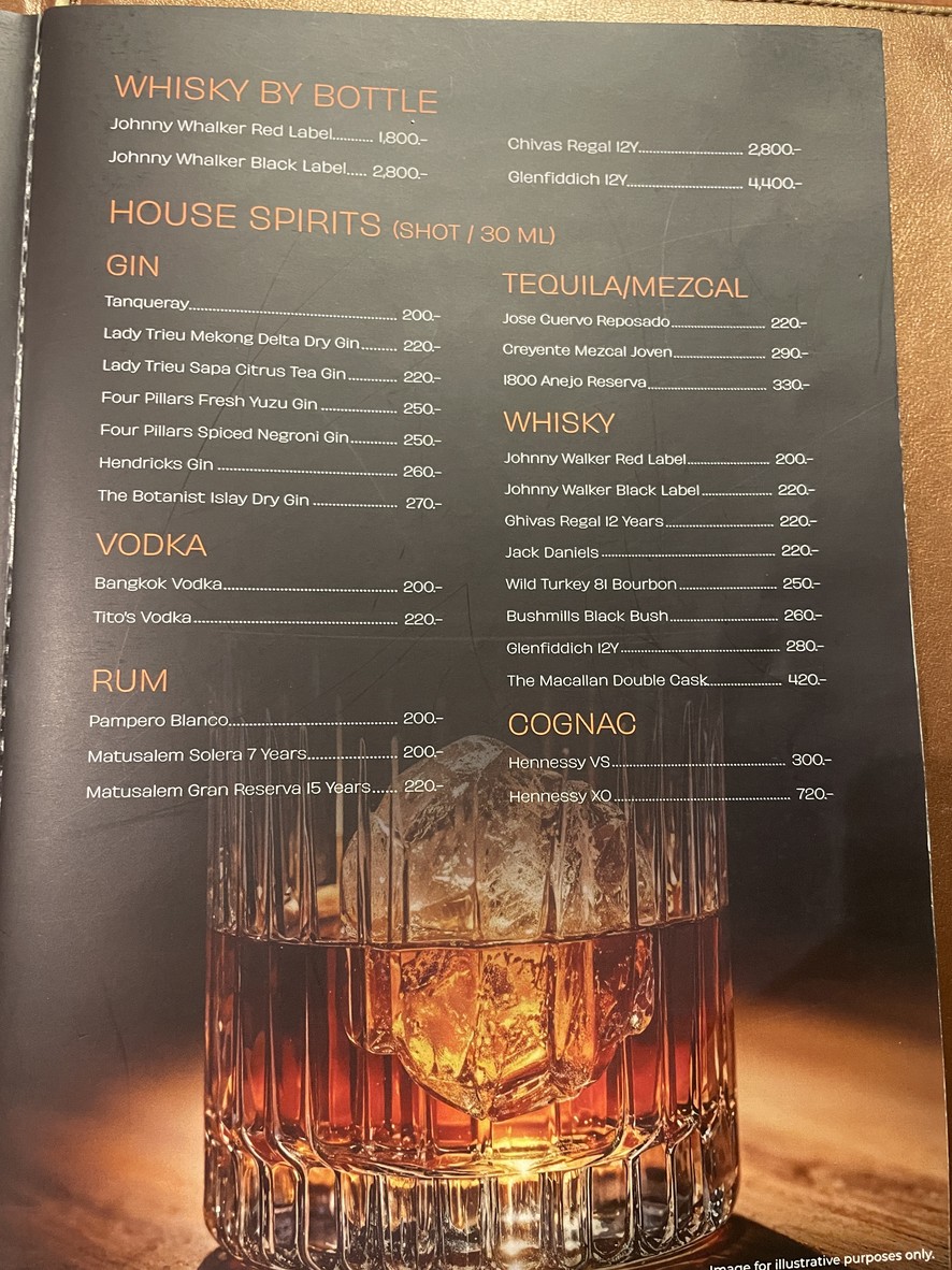 Mango Tree Surawong menu 4