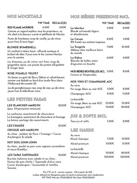 Le Marilyn - Terrasse - Bar dansant - Salle privatisable