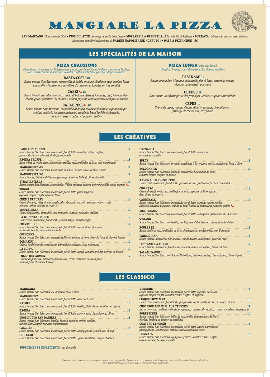 Italia Caffè menu 3