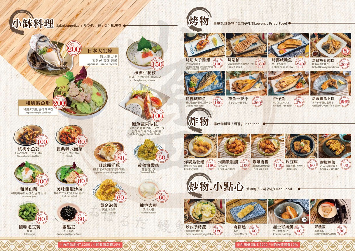 Xiǎo Yuán Tián Rìběn Liàolǐ Gōngguǎn Diàn menu 1