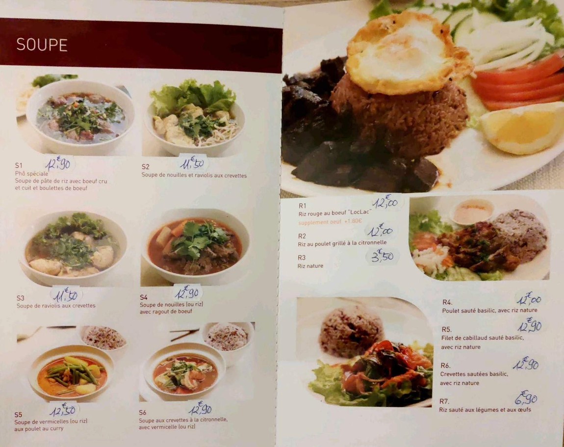 Pousse Pousse menu 2