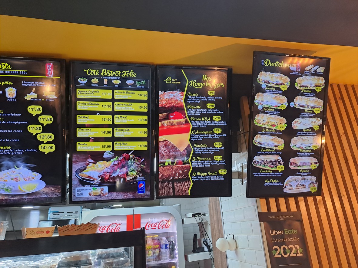 MS ONE Boulogne menu 1