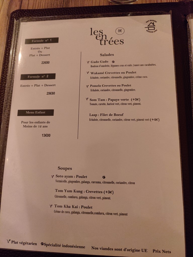 UBUD menu 1