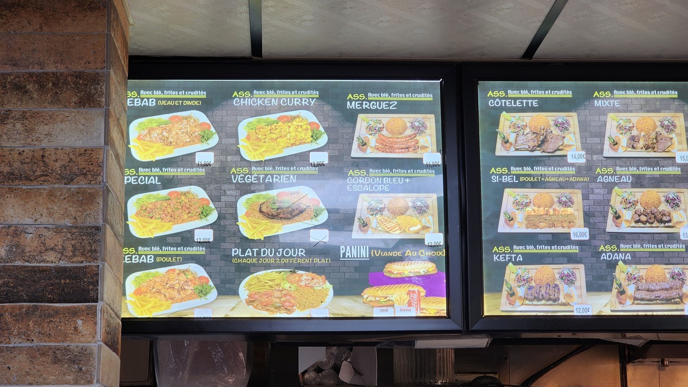 Restaurant Sibel menu 1