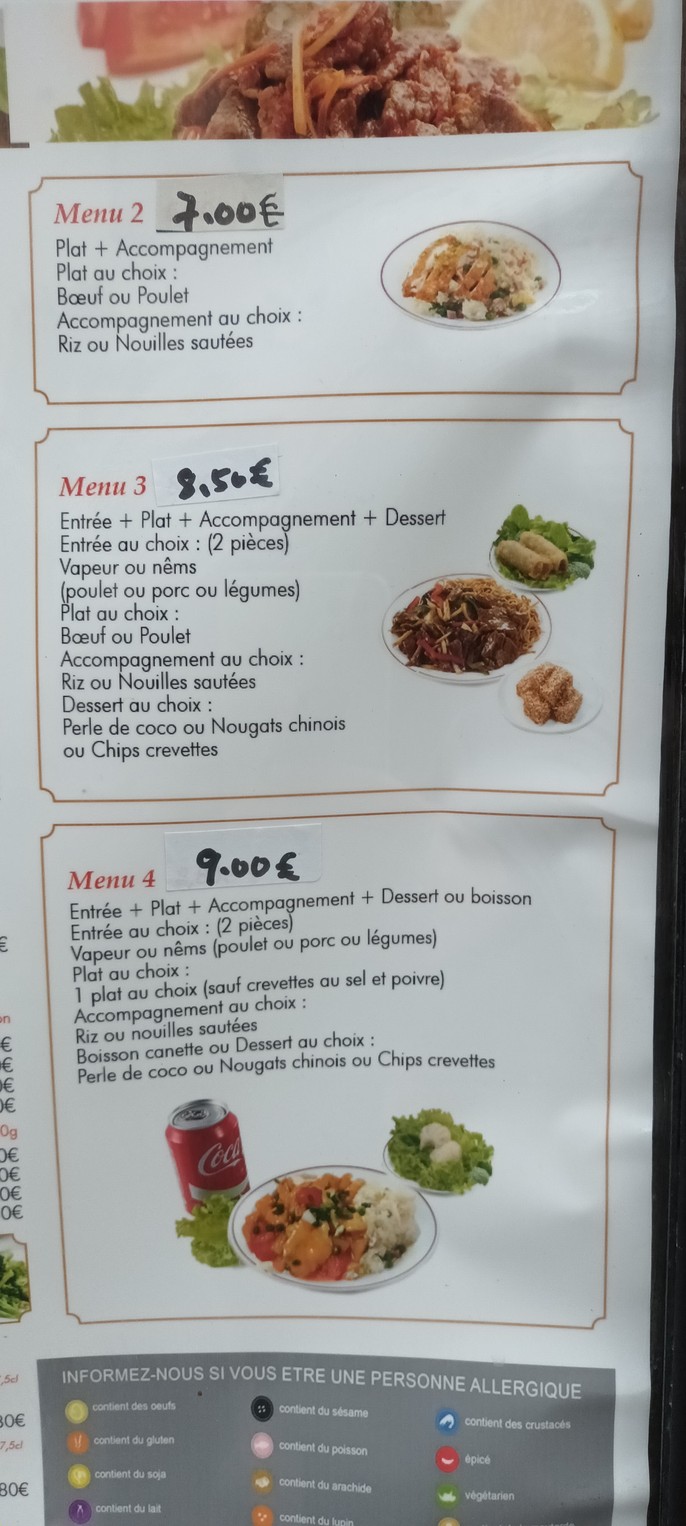 Panda Express menu 2