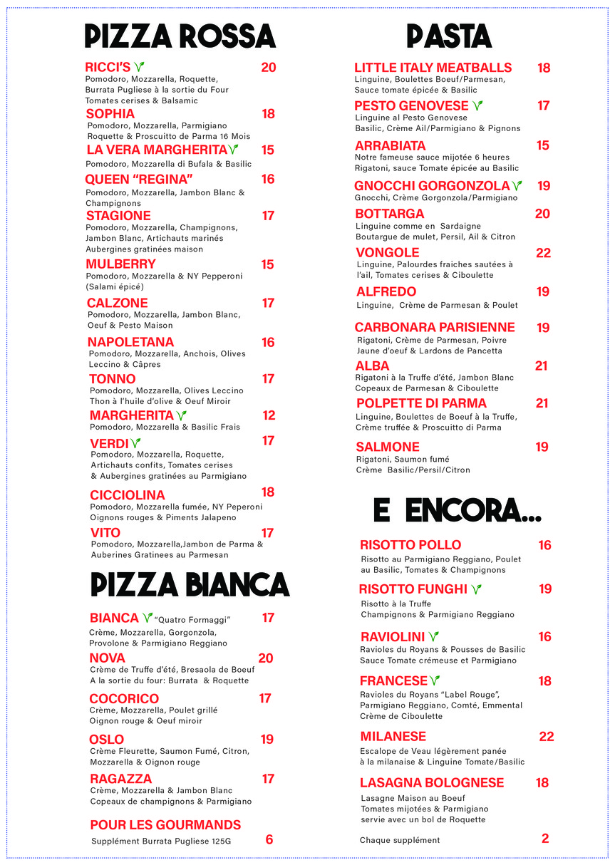 リッチ menu 2