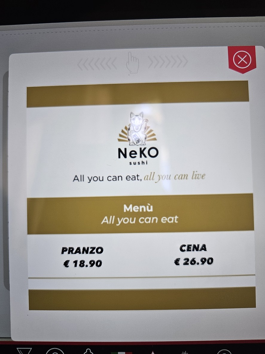 Neko Sushi San Giovanni menu 1