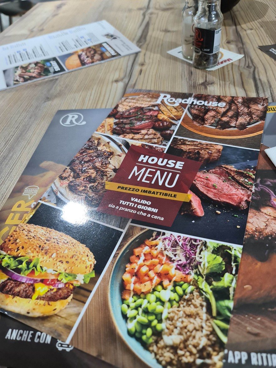 Roadhouse Restaurant Roma Romanina menu 1