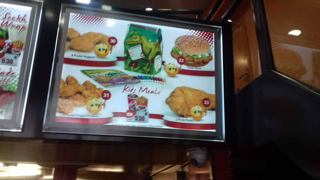 Chicken Spot - Montreuil menu 2