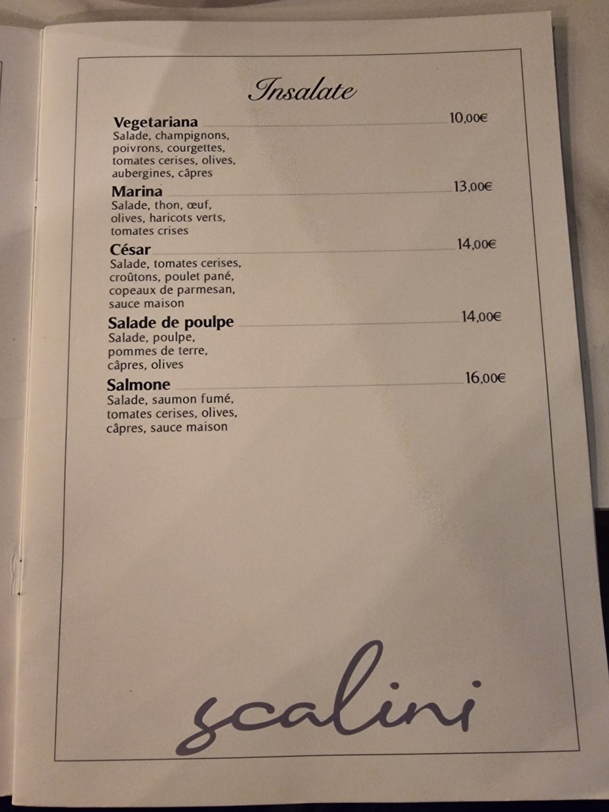 Restaurant Italien Scalini® - Paris 13 I Restaurant Autour de moi I Pizzeria menu 4