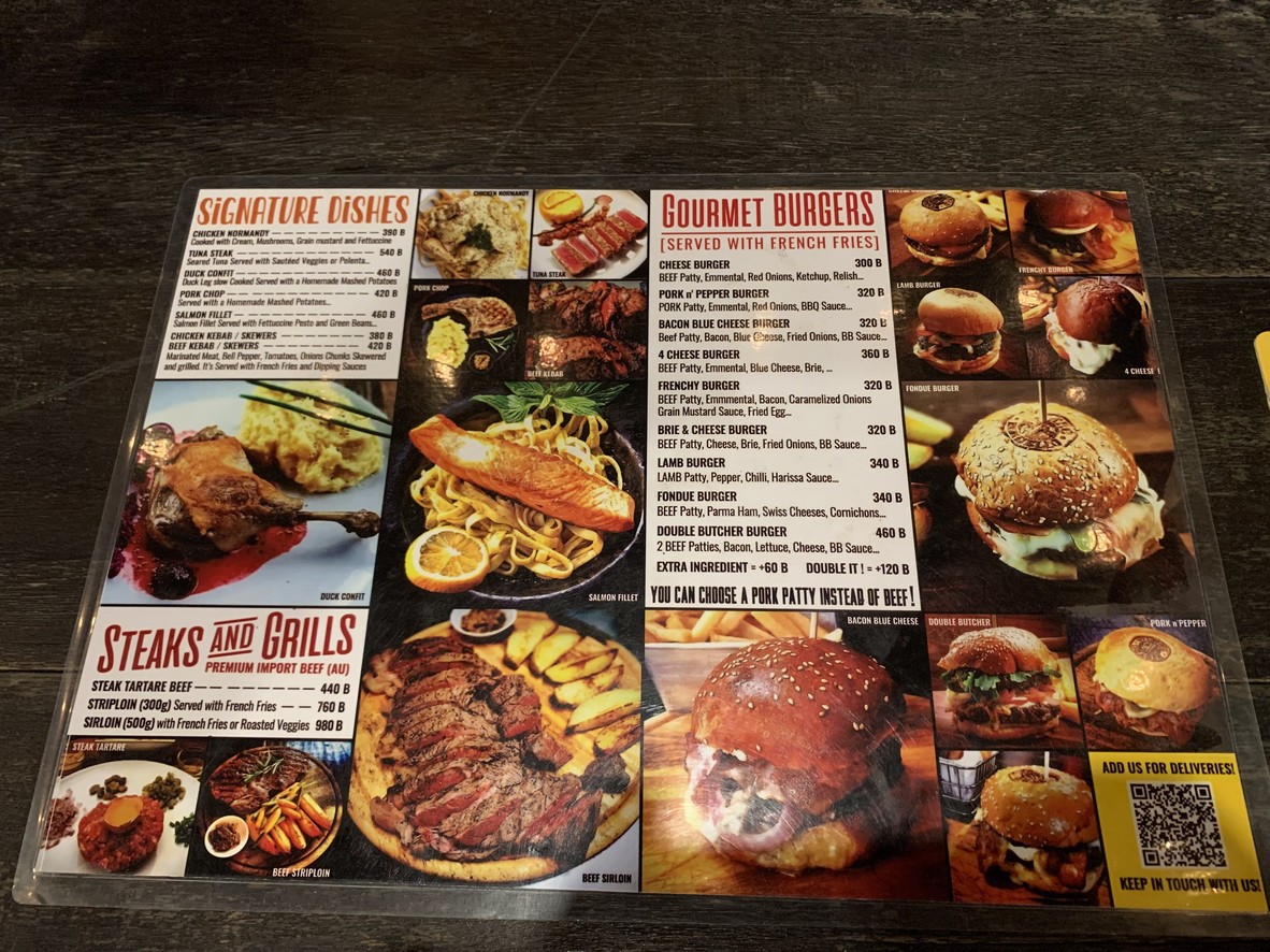 Bistro Bordello menu 2