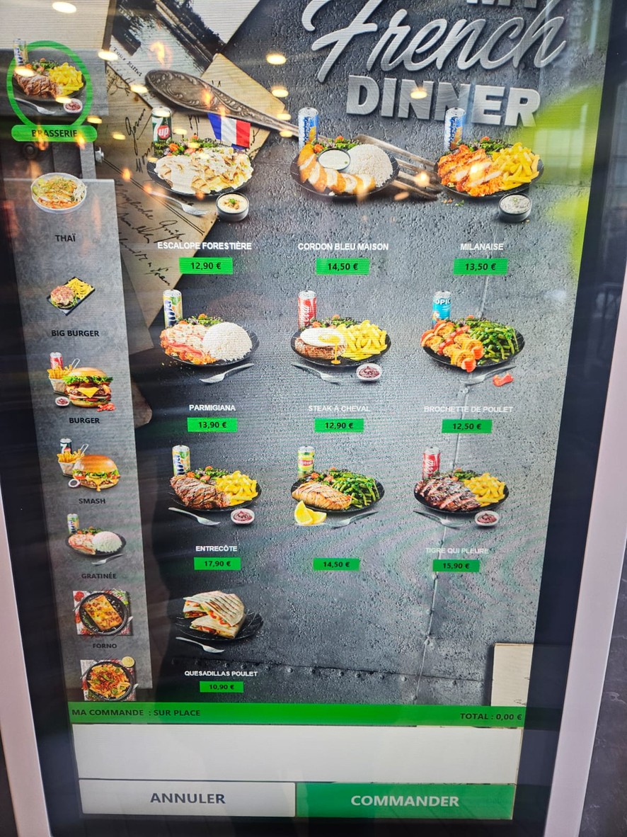 My French Diner Montreuil menu 2