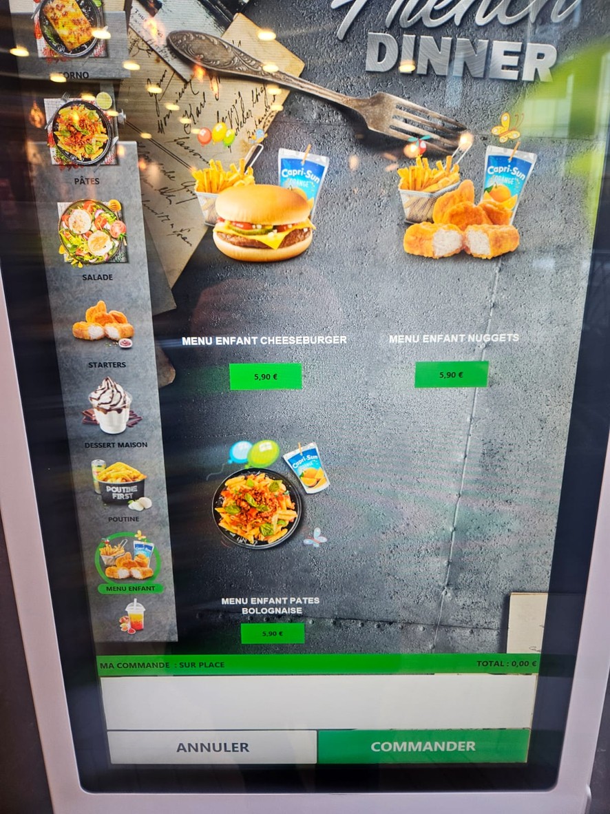 My French Diner Montreuil menu 9