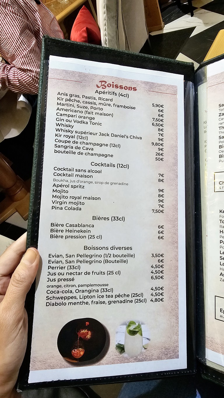 Le Palace menu 5