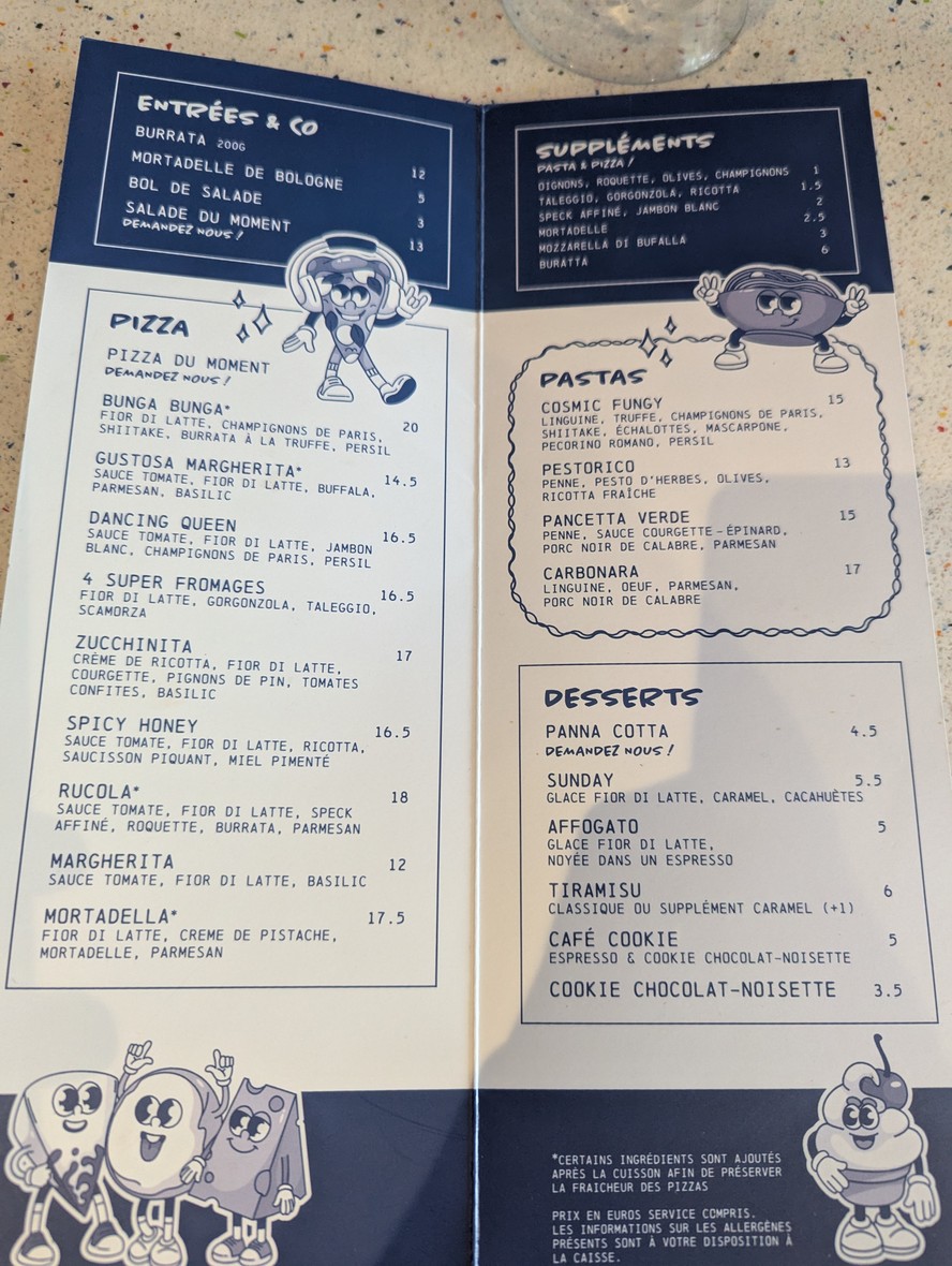 Marco Marco Oxygen menu 2