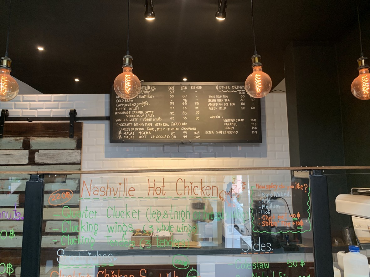The Clucking Donut menu 1