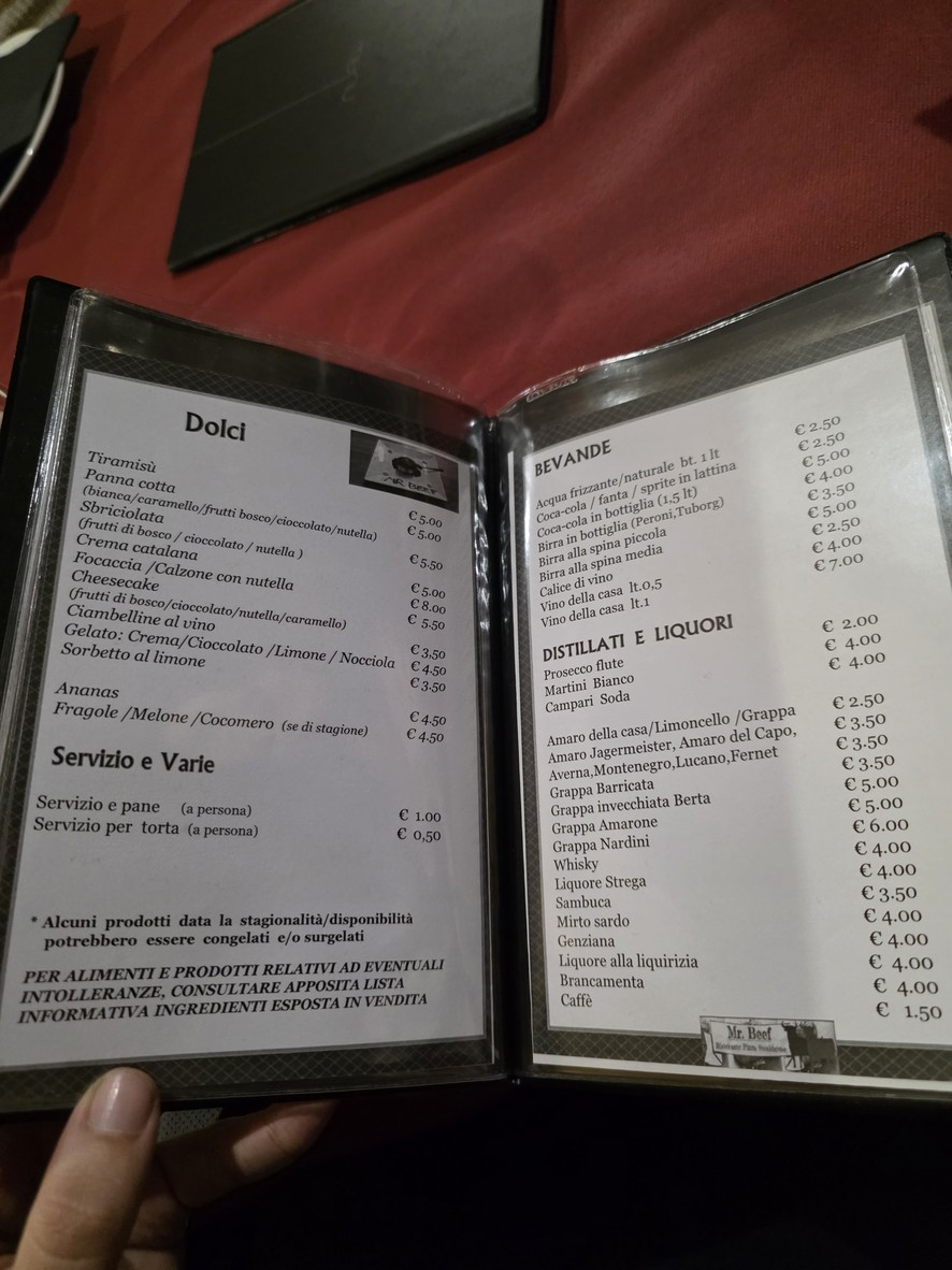 Mr Beef Ristorante (ROMA) menu 3