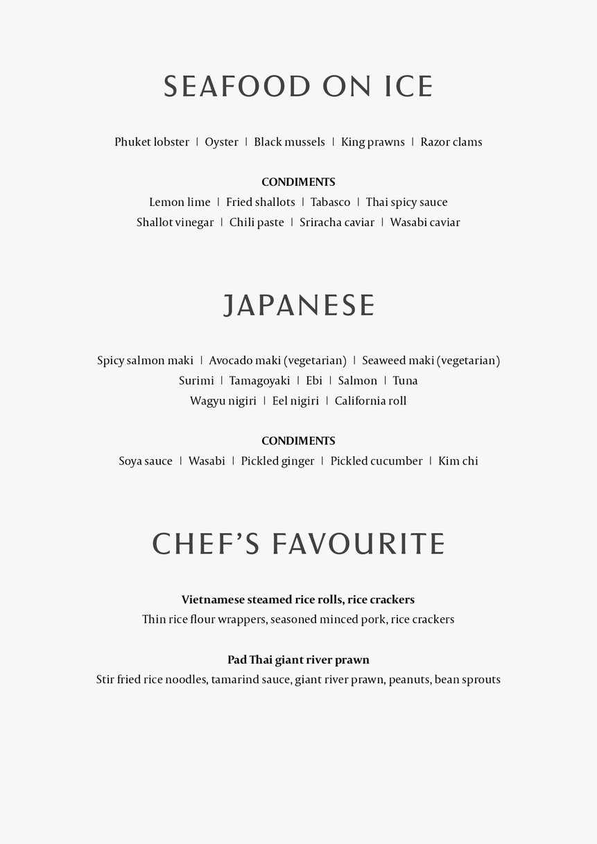 Sīkǎilín menu 2