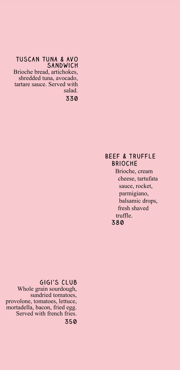 Gigi Eatery Asoke menu 4