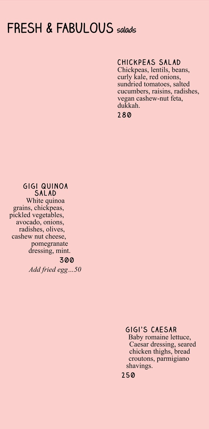 Gigi Eatery Asoke menu 6
