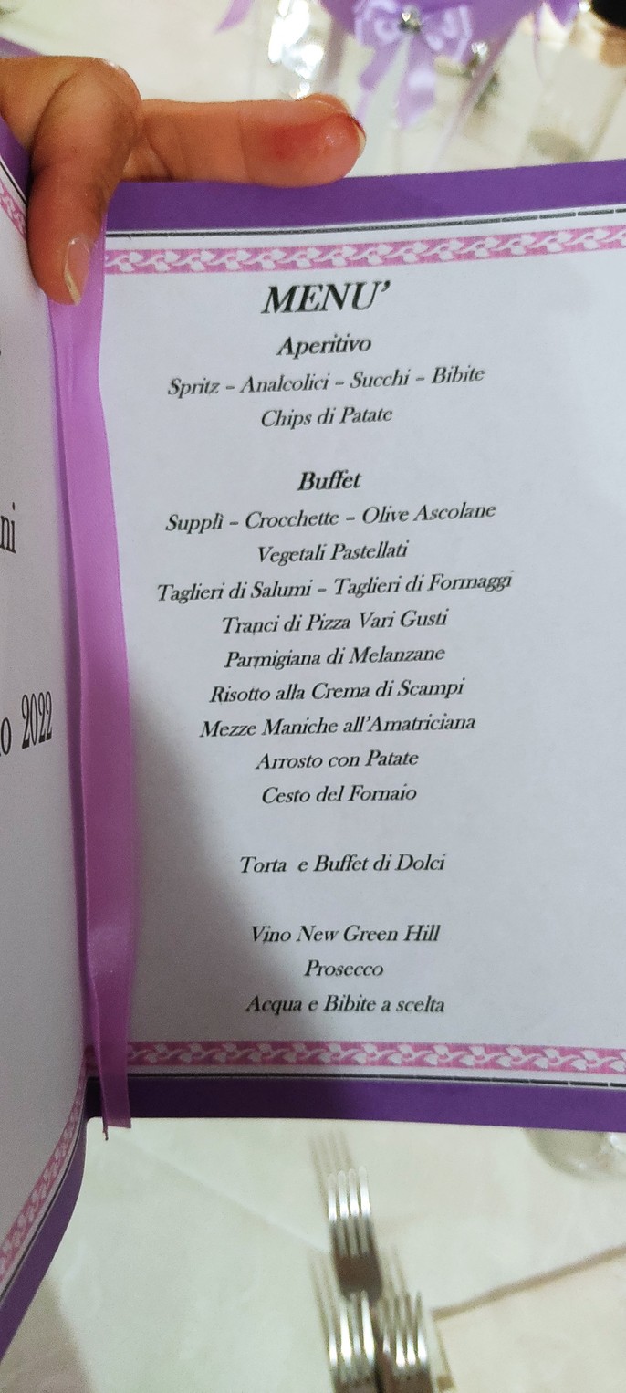 Ristorante New Green Hill menu 1