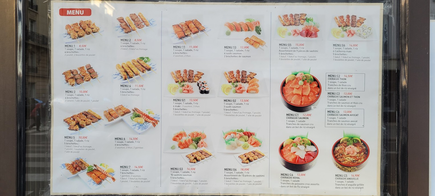 Kuboda menu 1