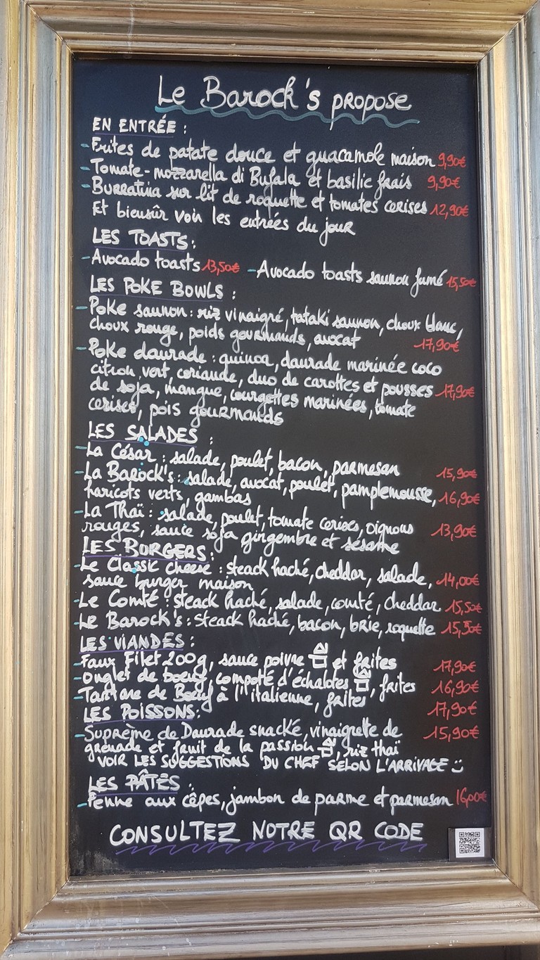 Tavola Giulia menu 1