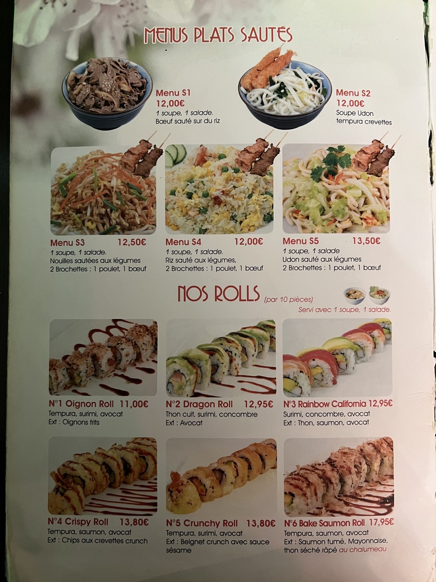 Daikichi menu 4