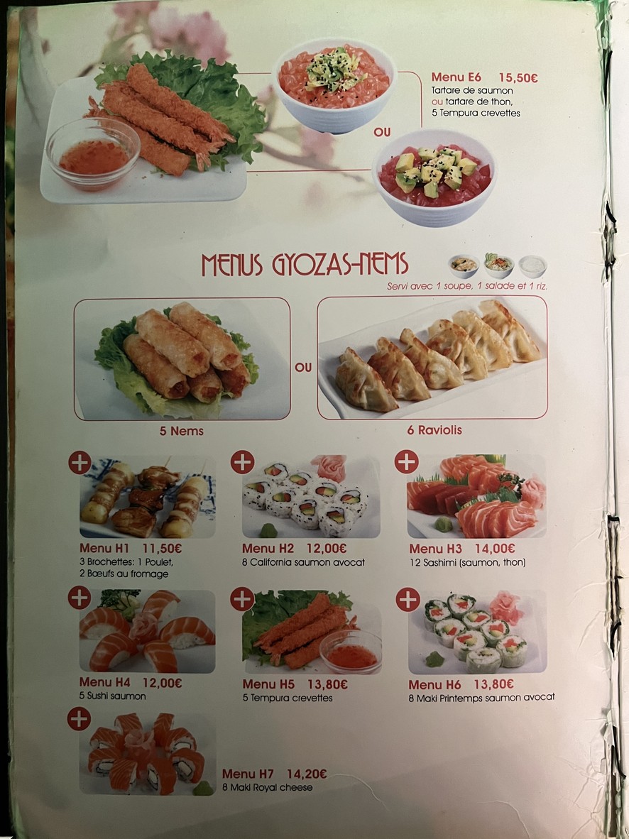 Daikichi menu 7