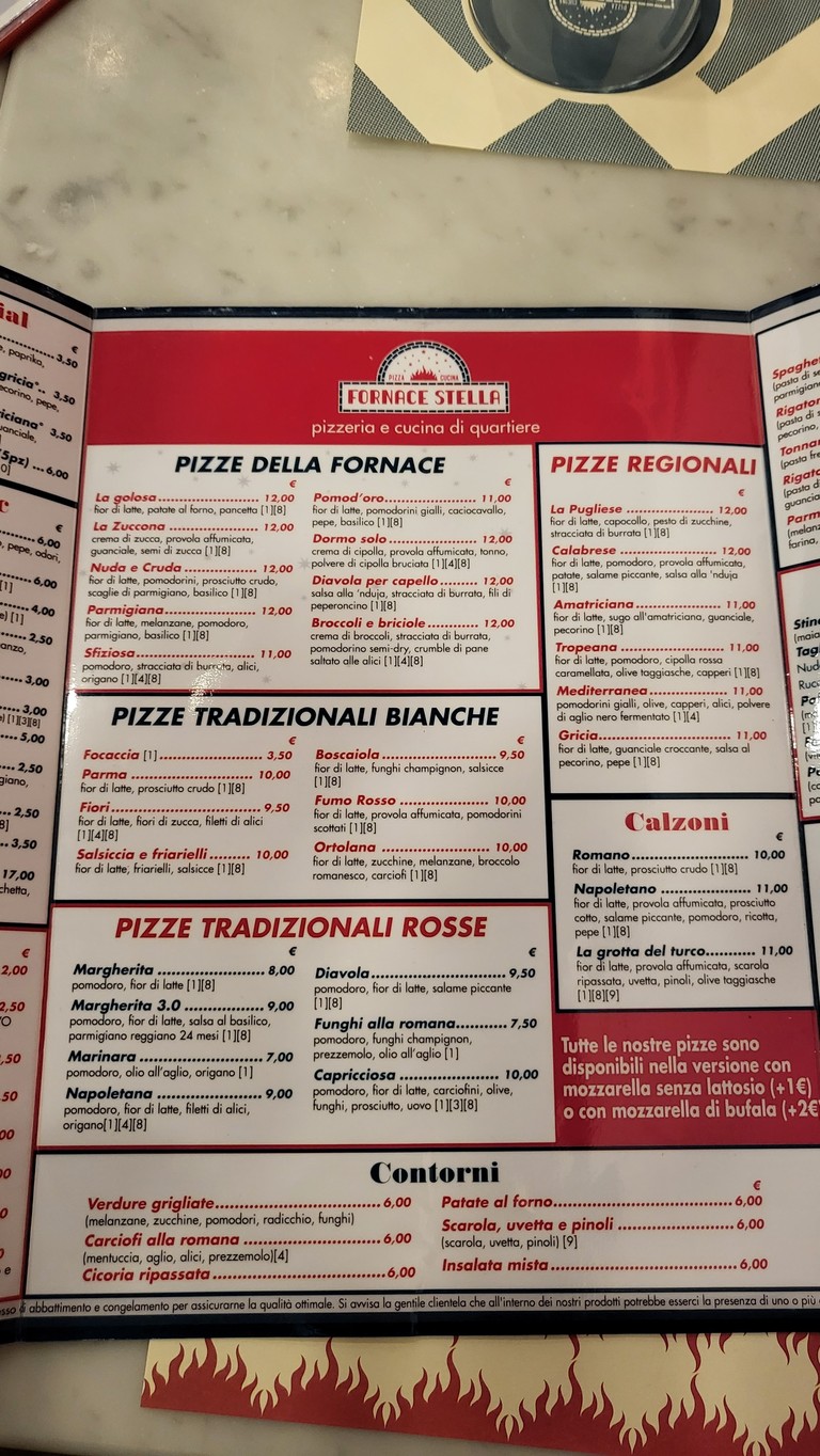 Fornace Stella - Piazza Lecce menu 1