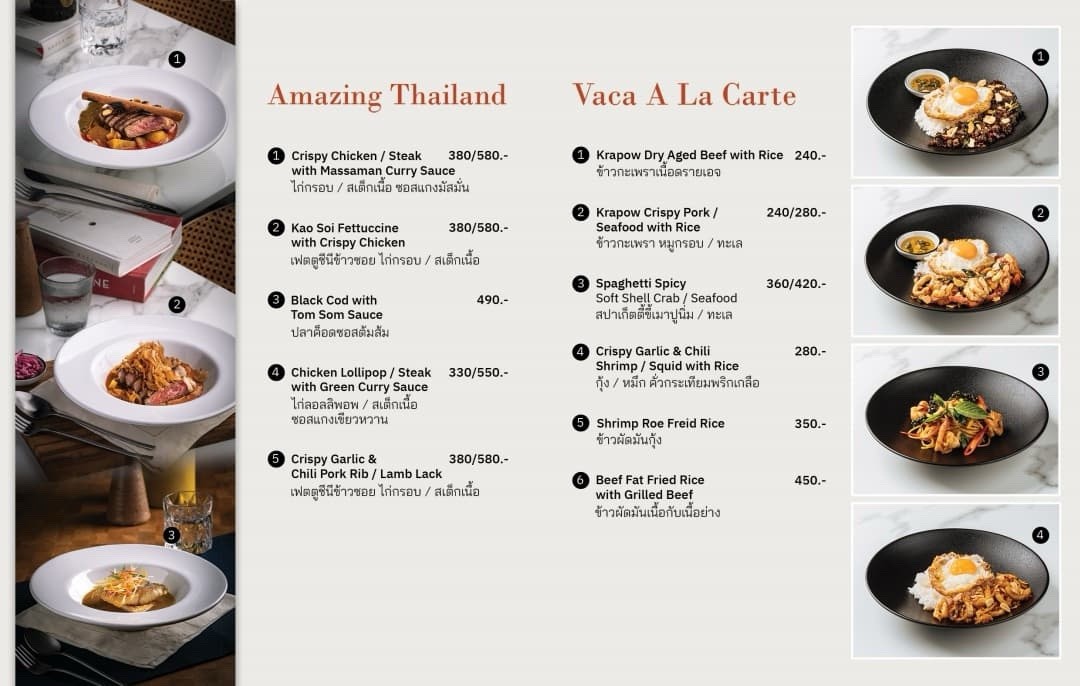 Vaca Bar & Grill menu 2