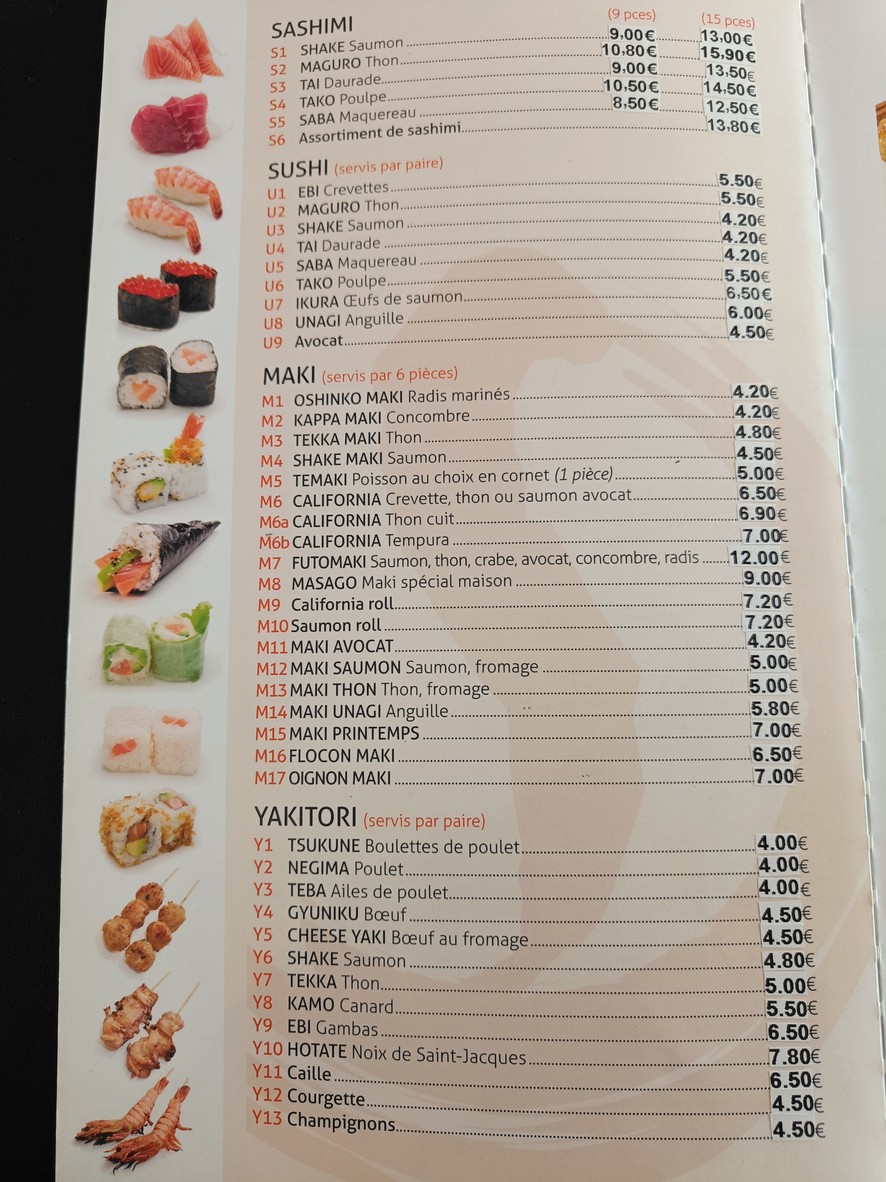 Coki B&B menu 2