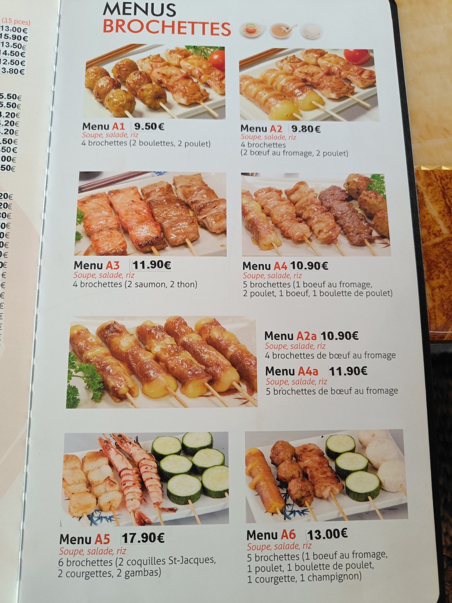 Coki B&B menu 3