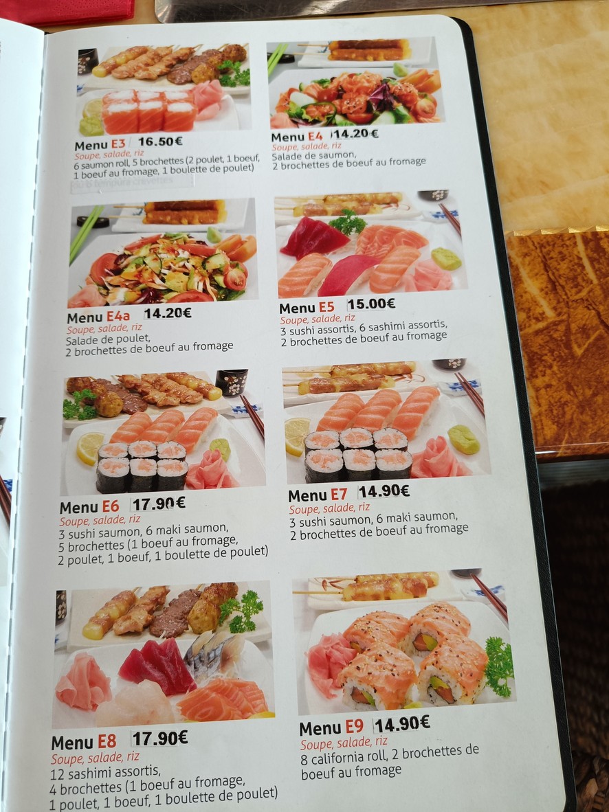 Coki B&B menu 5