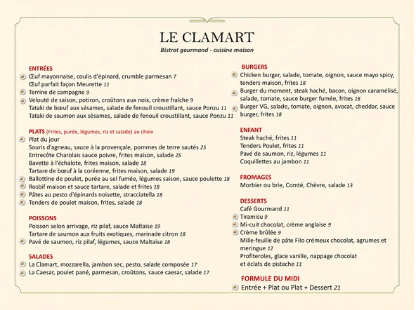 Brasserie Le Clamart