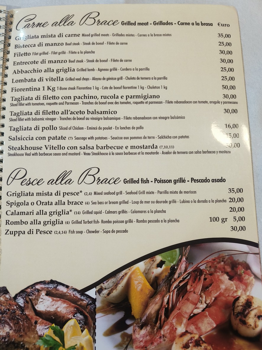 Imperium Ristorante menu 4