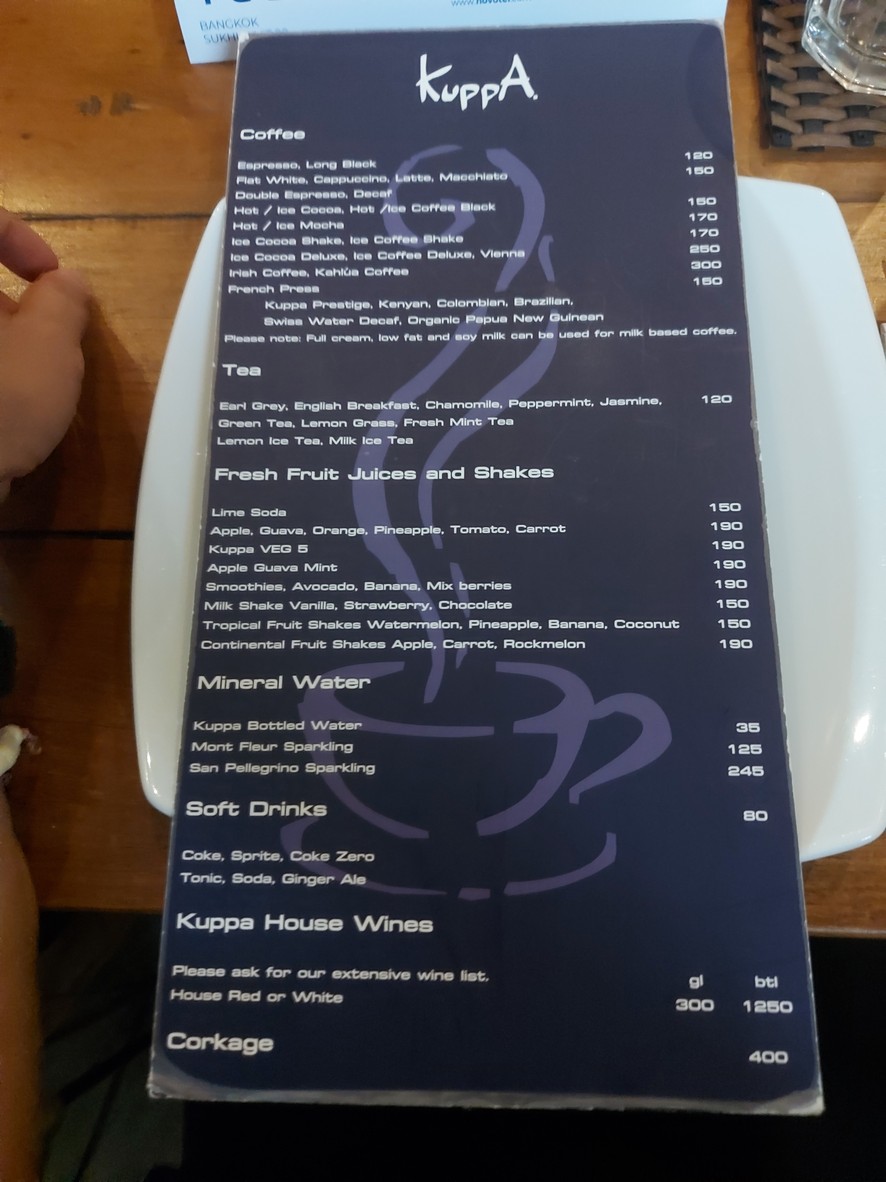 Kuppa menu 3