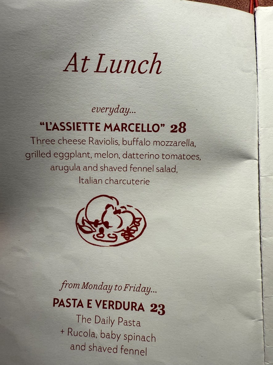 Marcello menu 1