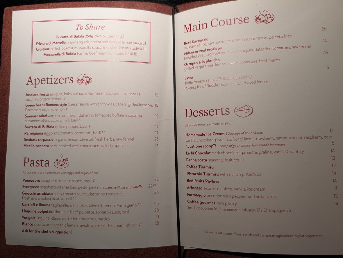 Marcello menu 2